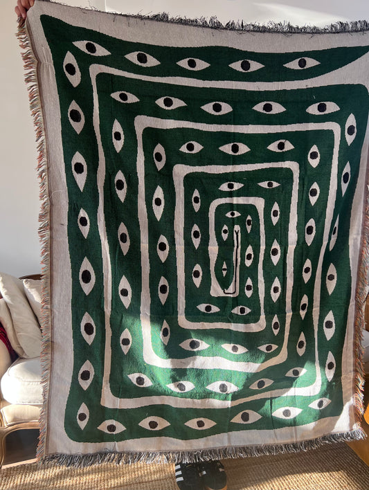 Sacred Eye Snake Wall Design
