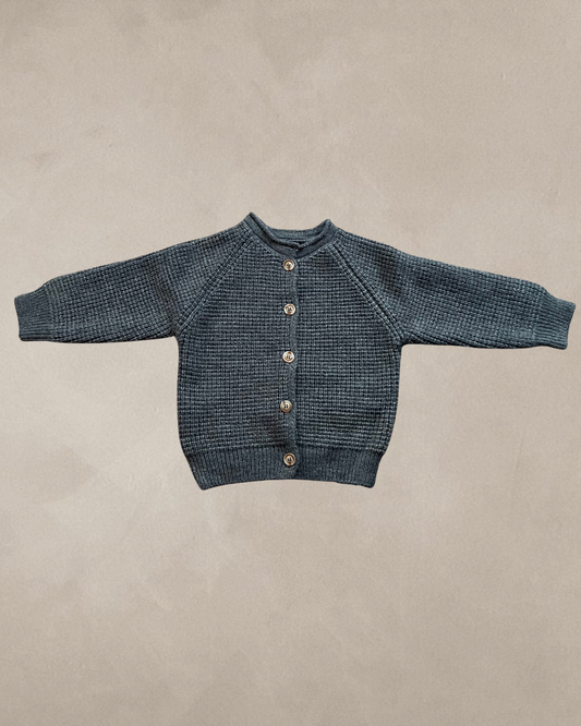 Oak Knit Cardigan (Grey & Latte)