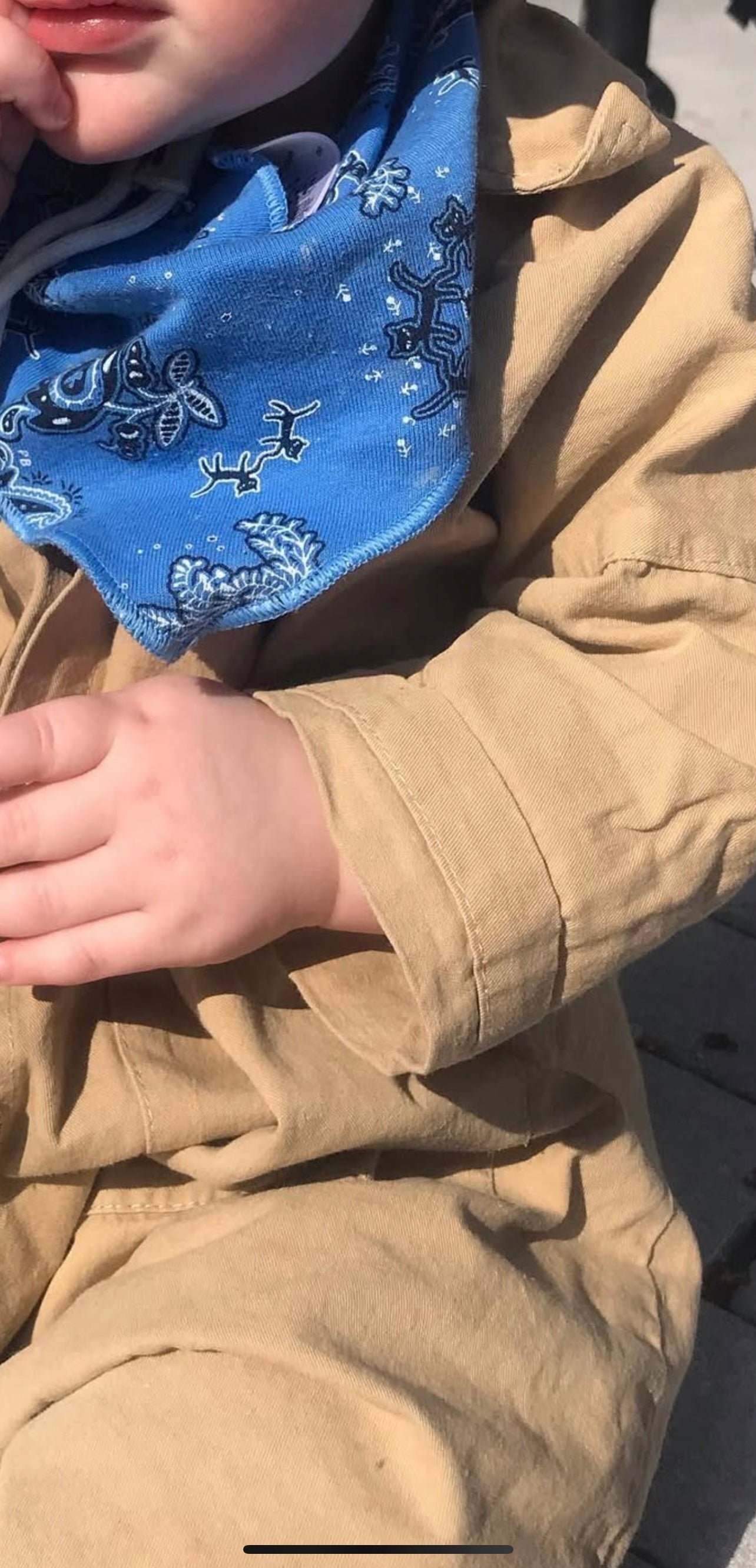 I Love My Mummy Overall (Denim / Khaki)