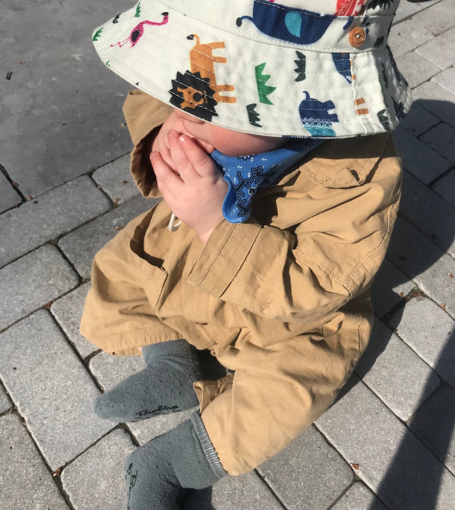 I Love My Mummy Overall (Denim / Khaki)