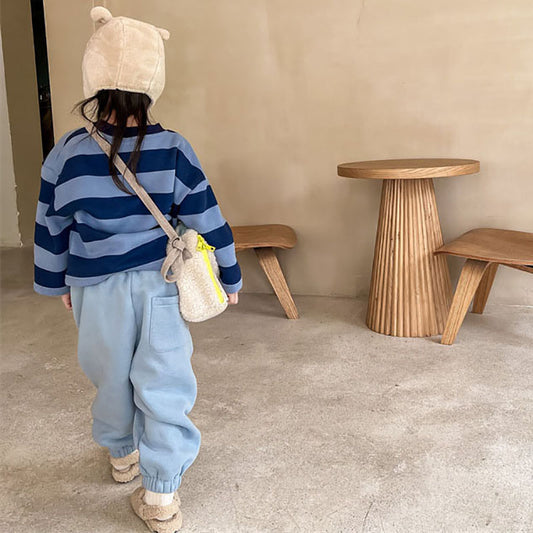 Fleece Joggers Smiley